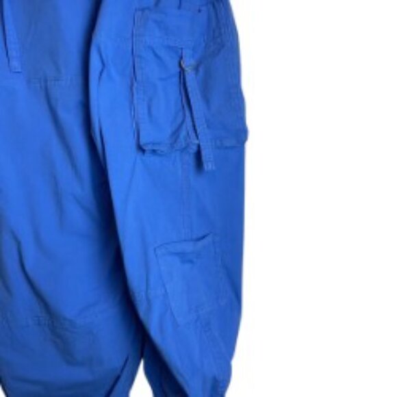 SO WOMENS BLUE PULL-ON CARGO JOGGER PANTS ELASTIC WAIST AND HEM SIZE L - Picture 5 of 8